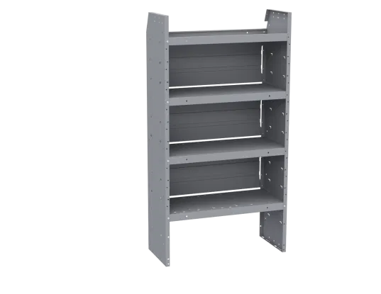 48324 – HOLMAN Van Storage System Shelf Unit, Adjustable 32 Inch Width x 60 Inch Height x 14 Inch Depth Tapered End P...